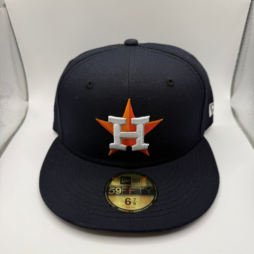 New Era 59FIFTY Houston Astros MLB Authentic On-Field Fitted Hat Navy 6 7/8